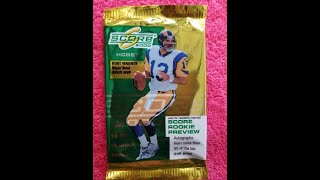 KURT WARNER on the front of this Original 2000 pack of 2000 SCORE football cards [upl. by Emoreg]