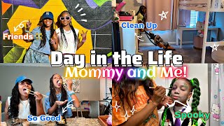 DAY IN THE LIFE 🌞  Mommy amp Me Content Creating Cleaning 🧹Spend the Day with Us✨ [upl. by Ahsir]