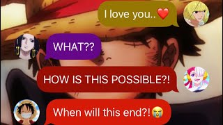 Everyone Falls For Luffy Part 13😂❤️  One Piece Groupchat [upl. by Odnomra]