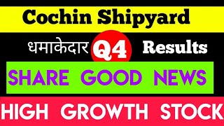 cochin shipyard share latest news  cochin shipyard stock split  high growth stocks long term [upl. by Uda770]