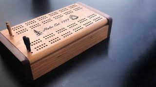 How to Build a Cribbage Board DIY Woodworking [upl. by Nnairol599]