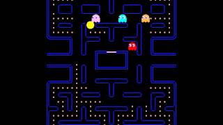 Arcade Game PacMan 1980 Namco Midway License for US release [upl. by Dafna511]