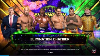 WWE 2K23 Mr Mcmahon vs Goldberg vs Zeus vs Madcap Moss vs Commandeer Azeez vs Matt Riddle [upl. by Lavella]