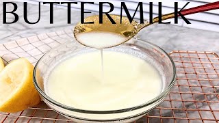 THE CORRECT WAY TO MAKE YOUR BUTTERMILK SUBSTITUTE [upl. by Chilcote]