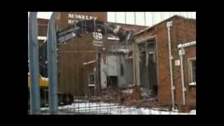 Moseley School Demolition College Road East Wing Buildings0001wmv [upl. by Brunell127]