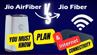 Jio AirFiber vs Jio Fiber Which One Should You Choose in 2024 Price Plans and Speed Compared [upl. by Hunt879]