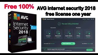 Get AVG Internet Security 2018 license one year free [upl. by Ferretti]