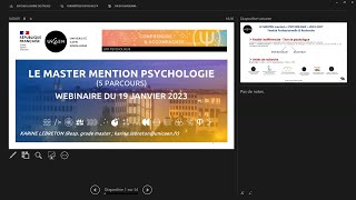 Webinaire Master Psychologie [upl. by Patt]