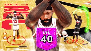 NBA 2K22  HITTING LEVEL 40 With 73 PAINT BEAST Next Gen Rec Center Season 2 Gameplay [upl. by Ardnosal]