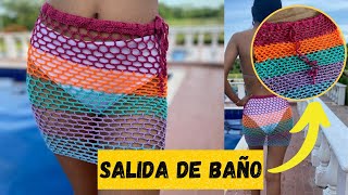 APRENDE a HACER esta salida de PLAYA 💗  Fácil y rápido  Tejidos a crochet 🧶 [upl. by Larianna]