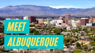 Driving in Downtown Albuquerque New Mexico  4K [upl. by Htebilil]