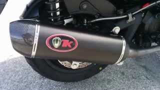 Kymco Super Dink 125  Escape Turbo Kit Maxiscooter H2 [upl. by Nahn]