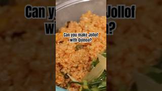 How I made Jollof with Quinoa africanfood jollofrice vegan [upl. by Nnaillek]