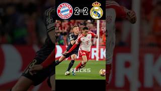 Real Madrid vs Bayern Munich UCL Semi Final Leg 1 football youtube shorts [upl. by Charters]