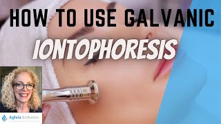 GALVANIC IONTOPHORESIS  INFUSED PRODUCTS ESTHETICIANS TRAINING [upl. by Barabbas]