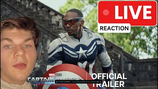 Captain America Brave New World  Official Trailer REACTION [upl. by Rufford]