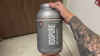 Protein Treat Isopure Cookies amp Cream Flavor [upl. by Llenral]