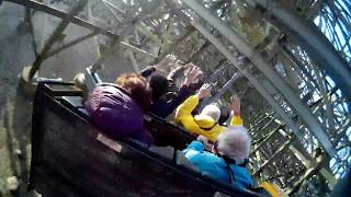 First Ride on the First Train of the Steel Vengeance POV Daytime April 27 2018 [upl. by Ilaire18]