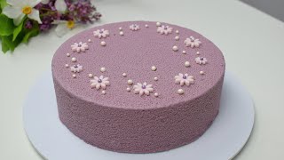 Lavender Pineapple Entremet Cake  no gelatin  Romantic Dessert Recipe ASMR  Simona Callas 33 [upl. by Sirej]