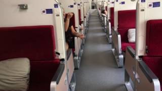 รถไฟใหม่ชั้น 2 นอนแอร์ กรุงเทพสุราฎร์ new train from Bkk to Surat Thani [upl. by Hartmann740]