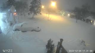 Buffalo Blizzard 2022 Time Lapse [upl. by Mella]