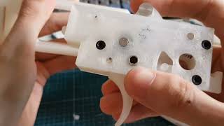 Tokyo Marui MWS 3D printing trigger box  11 [upl. by Attenhoj]