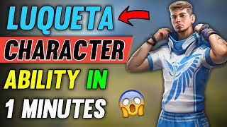 luqueta character ability  luqueta character ability in free fire  by RJ50 ff shorts [upl. by Proffitt55]