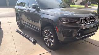 2022 Jeep Grand Cherokee L Overland Side Step Installation [upl. by Shirleen]