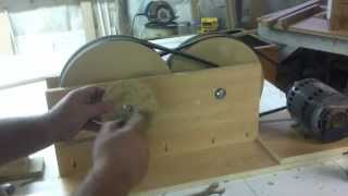 Wooden gearbox speed reducer video 3 [upl. by Dopp186]