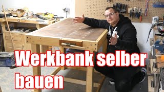 Werkbank selber bauen  So baust du dir einen schönen edlen Werkbank selber  Teil 1 [upl. by Ydnal]