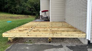 How I Extended My Existing Deck DIY [upl. by Forster]