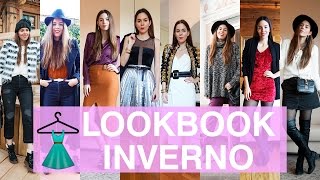 LOOKBOOK INVERNO 2017 8 look invernali  Mi preparo con voi [upl. by Asilenna]