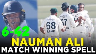 Nauman Ali Takes 6 Wicket Haul 👏  Pakistan vs England  3rd Test Day 3 2024  PCB  M3G1K [upl. by Zerk]