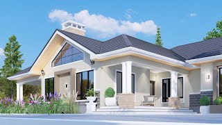 Beautiful 4 Bedroom House Designs With Floor Plan [upl. by Nosretep]