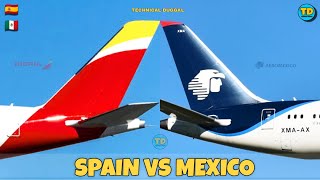 Iberia Airlines Vs Aeromexico Comparison 2024 🇪🇸 Vs 🇲🇽 [upl. by Sams]