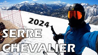 Serre Chevalier 2024  Le Monêtier Villeneuve Chantemerle Briançon [upl. by Wickman850]