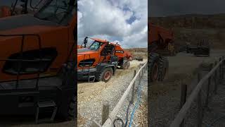 Develon DA30 Articulated Dump truck in the demonstration area at Hillhead 2024 [upl. by Lucrece250]