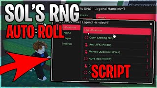 ERA 9 Sols RNG Script Hack Auto Farm Auto Reroll And Item ESP  Roblox 2024 [upl. by Seroka]