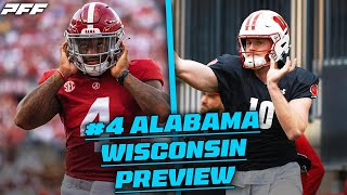 Alabama vs Wisconsin Preview and Prediction [upl. by Hgalehs]