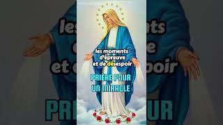 Prière Puissante pour un Miracle de la Vierge Marie 🙏 shorts [upl. by Milla]