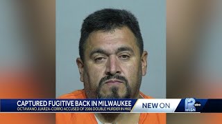 Captured fugitive back in Milwaukee [upl. by Sirovat]