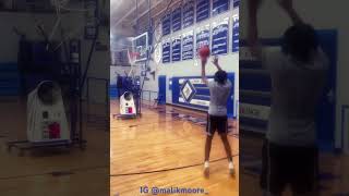 6’4” Freshman PG Malik Moore of Union Catholic HS works on his craft hsbasketball nba [upl. by Eninnej]