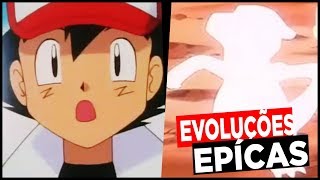 AS EVOLUÇÕES MAIS ÉPICAS EM POKÉMON [upl. by Aileahcim]