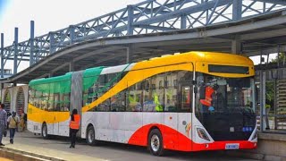 BRT  mise en service 14 sur 23 stations seront fonctinnelles [upl. by Lehpar492]