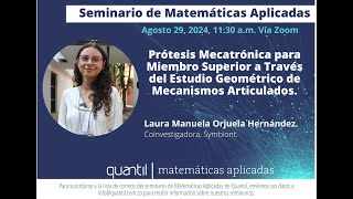 Prótesis Mecatrónica para Miembro Superior a Través del Estudio Geométrico de Mecanismos Articulados [upl. by Malinowski]