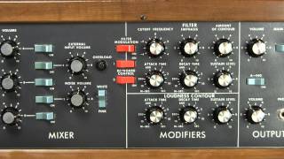 The Filter Minimoog Filter SelfOscillation [upl. by Aikemat]