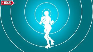 Fortnite FREEWHEELIN Dance 1 Hour Version  With Derby Dynamo Skin [upl. by Combs]