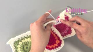 How To Crochet Edging On a Blanket [upl. by Kerge]