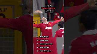 Top 5 Wayne Rooney Goals rooney shorts reels manunited footy football soccer top5 4k ucl [upl. by Ahsenar]