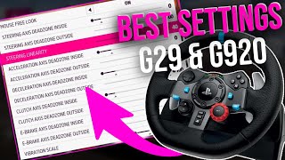 Best Forza Horizon 5 Logitech Wheel Settings G29 amp G920  Logitech G29 Forza Horizon 5 [upl. by Bayless782]